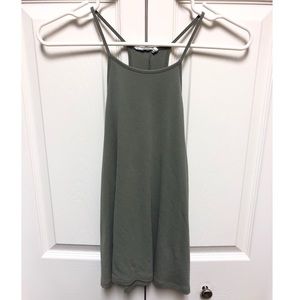 Olive Green Halter Top